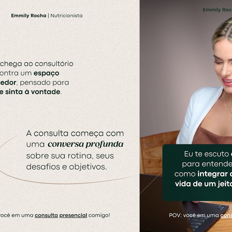 Dra. Emmily Rocha - Nutricionista Clínica e Esportiva Vila Velha - Clínica Médica em Praia da Costa, Vila Velha/ES - Foto 4