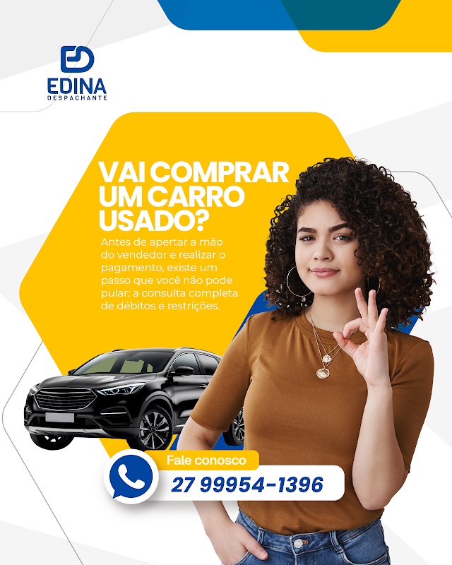 Edina Despachante De Veiculos - Contabilidade em Cocal, Vila Velha/ES - Foto 2