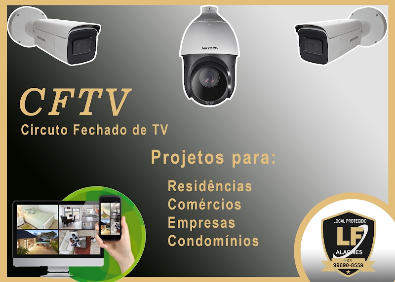 Alarmes LF ALARMES - Segurança Eletrônica em Jardim Guadalajara, Vila Velha/ES - Foto 3