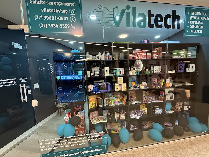Vila Tech Informática - Papelaria - Copiadora - Celulares
